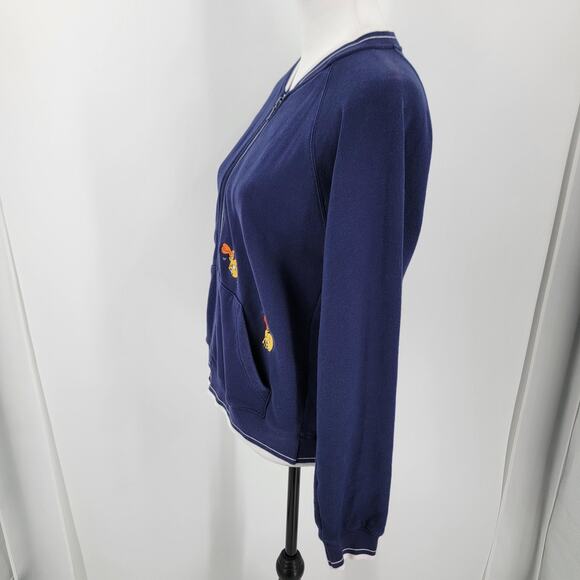 Vintage Tweety Bird Jacket Womens Medium Warner Bros Studio Store Cartoon 90s - Picture 3 of 15